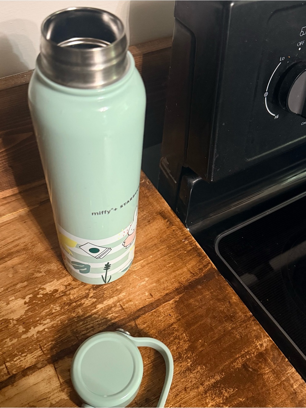 Starbucks Mint Green Miffy Stainless Travel Bottle - Picture 2 of 4